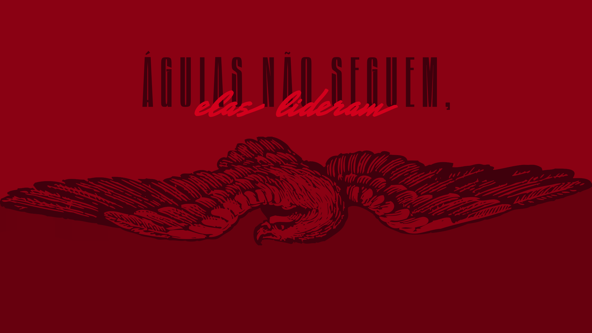 Águias não seguem, elas lideram