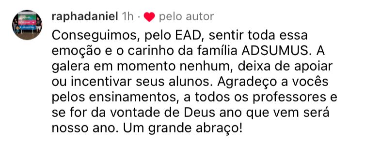 Depoimento Adsumus